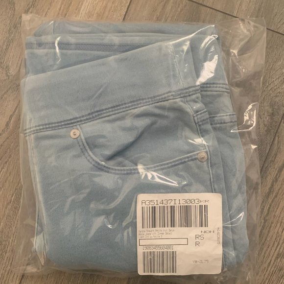 NWT MARTHA STEWART ZIP ANKLE JEANS LIGHT INDIGO - Picture 13 of 14